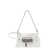 DSQUARED2 'Gothic' White Shoulder Bag With Belt Detail In Smooth Leather Woman WHITE