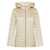 Save the Duck SAVE THE DUCK Alima wide quilted short down jacket BEIGE