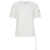 Moncler Moncler Cotton Lace T-Shirt With Drawstring WHITE