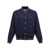 MAISON KITSUNÉ Maison Kitsuné Logo Embroidery Bomber Jacket BLUE