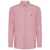 ETRO ETRO Linen shirt with embroidered logo on the chest PINK