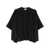 Semicouture SEMICOUTURE Crystin cotton and silk blend shirt BLACK