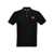 Comme des Garçons Logo patch polo shirt Black
