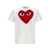 Comme des Garçons Logo print T-shirt White