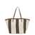 Brunello Cucinelli Jute striped shopping bag Multicolor