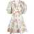 ZIMMERMANN ZIMMERMANN MINIDRESS WITH PUFF SLEEVES AND FLORAL PRINT MULTICOLOUR