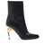 Alexander McQueen ALEXANDER MCQUEEN Leather heel ankle boots BLACK