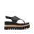 Stella McCartney Stella Mccartney Sneakelyse Wedge Sandals BLACK