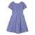 Emporio Armani Emporio Armani Cotton Blend Mini Dress PURPLE