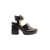 LEMAIRE LEMAIRE PADDED WEDGE SANDAL SHOES BROWN
