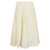 APUNTOB Apuntob Striped Cotton Midi Skirt YELLOW