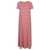 APUNTOB Apuntob Striped Cotton Long Dress PINK