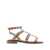 ASH ASH Peps studded leather sandals LEATHER BROWN
