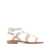 ASH ASH Pepsy studded leather sandals BEIGE
