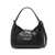 Emporio Armani EMPORIO ARMANI Small leather hobo bag BLACK