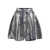 DOUBLET 'Foil Denim' bermuda shorts Silver