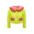 Moschino Giacca cropped tweed gonfiabile Multicolor