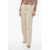 Acne Studios Wide Leg Pleated Pants Beige