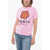 Kenzo Cotton Poppy Loose Fit T-Shirt Pink