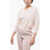 Peserico Lightweight Merino Wool V-Neck Sweater Pink