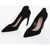 Dior Pointed Dioramour Suede Pumps Heel 9Cm Black