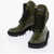 Givenchy Nylon Combat Boots With Tank Sole Military Green