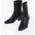 Céline Leather Cubaine Boots Heel 6 Cm Black