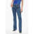 Moschino Couture! High-Waisted Teddy Bootcut Denims 22Cm Blue