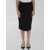 Saint Laurent Cotton Pencil Skirt Black