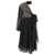 Dolce & Gabbana Dolce & Gabbana One-Shoulder Chiffon Dress BLACK