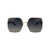 Gucci Gucci SUNGLASSES 001 GOLD BLACK GREY