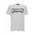 DSQUARED2 White Crewneck T-Shirt With Graffiti Logo Print In Cotton Man WHITE