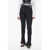 MUGLER Elasticated Flared Pants With Cut Out Detail Black