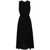Liu Jo LIU JO Midi Dress with Chain Details on Open Back BLACK