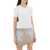 Vivienne Westwood Short-Sleeve Sweater With Orb Embroidery WHITE