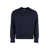 AMI Paris AMI Paris Long Sleeve Crew-Neck Sweater BLUE