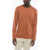 CORNELIANI Silk Long-Sleeved T-Shirt Orange