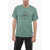 Nike Swim Crew Neck Dri-Fit T-Shirt With Printed Logo Green