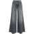 MOTHER MOTHER Wide Leg Cotton Swisher Jeans BLACK