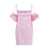 JACQUEMUS Jacquemus Chou Satin Dress PINK