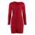 JACQUEMUS JACQUEMUS LE ROBE MAILLE COLIN KNITTED DRESS RED
