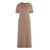 Stella McCartney Stella Mccartney Ribbed Knit Midi Dress BEIGE