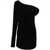 NORMA KAMALI Norma Kamali Minidress With Ruffles On One Sleeve BLACK