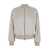Herno Beige Jacket with Logo and Ribbed Trim in Techno Fabric Woman BEIGE