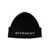 Givenchy GIVENCHY Wool hat with embroidered front logo NERO E BIANCO