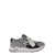 Off-White White and Grey Low Top Sneakers with Logo Detail in Techno Fabric Man GREY