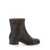 Maison Margiela 'Tabi' Black Ankle Boots in Leather Woman BLACK