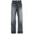 DSQUARED2 DSQUARED2 Straight leg stonewashed cotton jeans BLACK