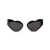 Fiorucci FIORUCCI Heart-shaped Acetate Sunglasses WHITE