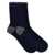 Brunello Cucinelli Ribbed cotton socks Blue